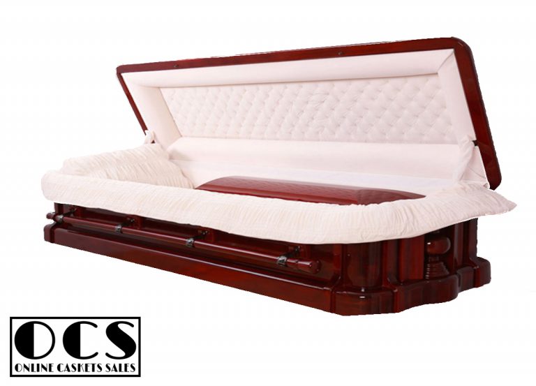 799001 FC FULL COUCH W/ FOOT PANEL Nancy Reagan, Solid Mahogany